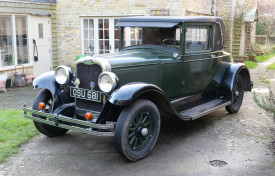 1928 Oakland 3.4 Two Seat Landau Coupe with Coachwork by Fisher