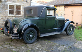 1928 Oakland 3.4 Two Seat Landau Coupe with Coachwork by Fisher